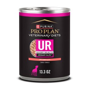 UR Savory Selects Urinary Support Wet Dog Food Ox/St With Salmon in Gravy Canine