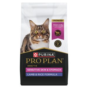 Pro Plan Adult Sensitive Skin & Stomach Lamb & Rice Formula Dry Cat Food