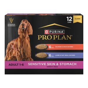Sensitive Skin & Stomach Salmon & Rice and Lamb & Oat Meal Wet Dog Food Variety Pack