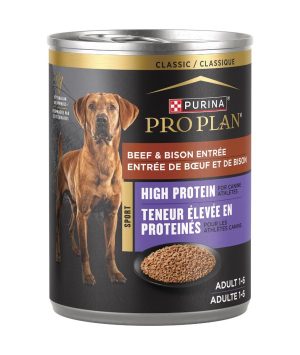 Sport High Protein Beef & Bison Classic Entrée Wet Dog Food